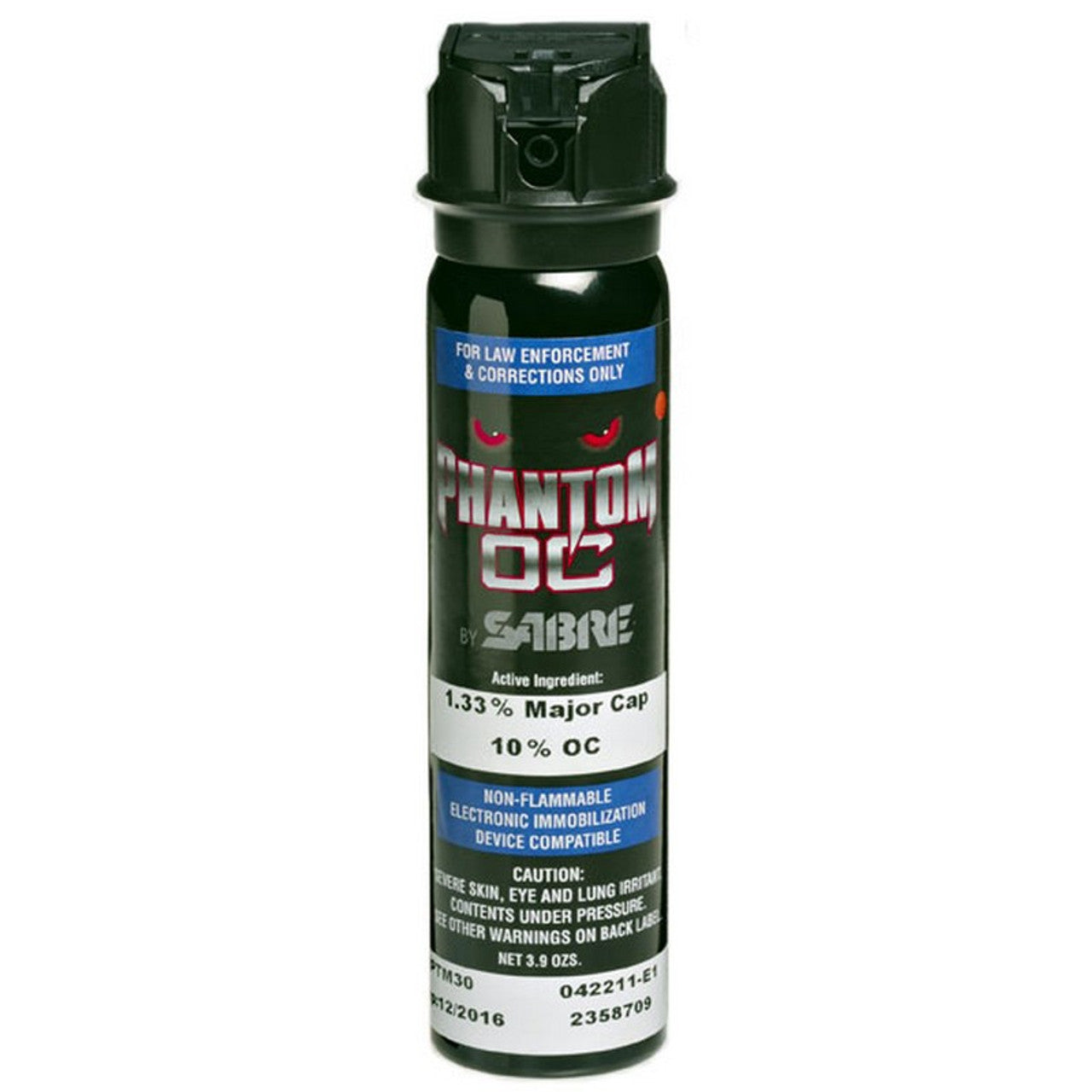 SABRE LAW RED Level III MK-4 Phantom OC Spray 10% 3.9oz 25-Count