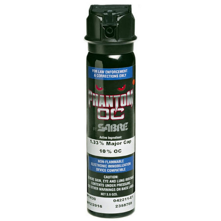 SABRE LAW RED Level III MK-4 Phantom OC Spray 10% 3.9oz 25-Count
