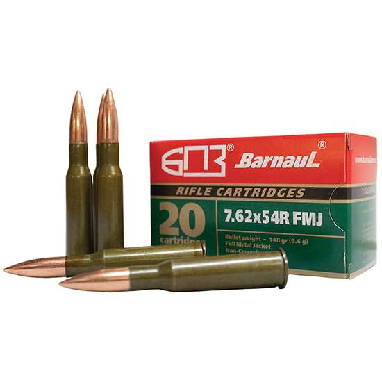 Barnaul 7.62x54mmR BARNAUL 148 grain Full Metal Jacket ammunition