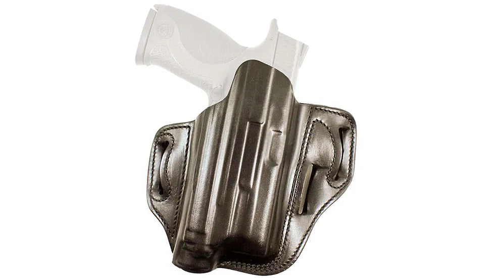 DeSantis Speed Lite OWB Black Leather Holster for Glock 17/22/31 w/ TLR-1 or X300 RH
