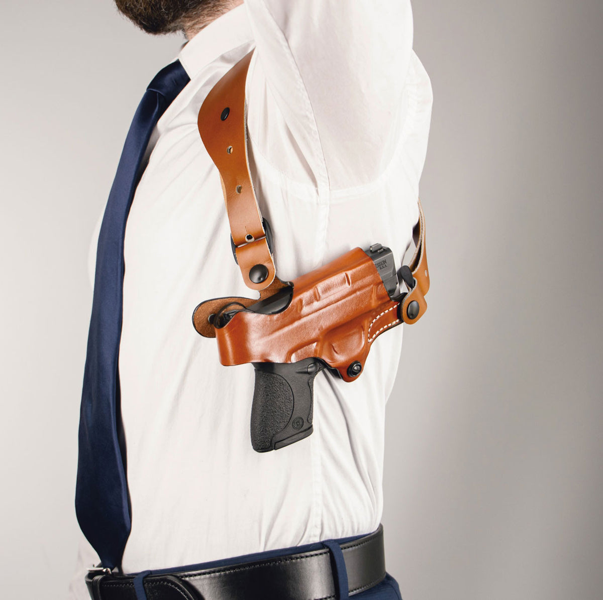 DeSantis NY Undercover Rig LH Shoulder Holster Fits Glock 17/19/22/23/26/27