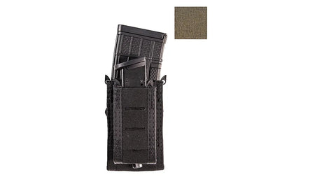 High Speed Gear TACO Double Decker Duty OD Mag Pouch Concealed Bungee Pistol Rifle