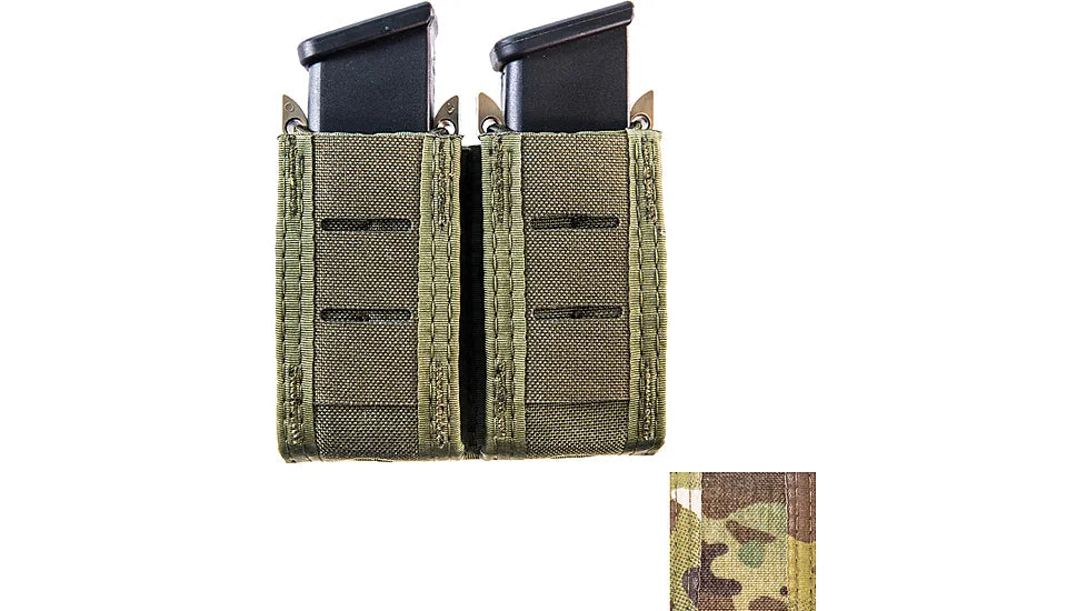 High Speed Gear Duty Double Pistol TACO Multicam Magazine Carrier