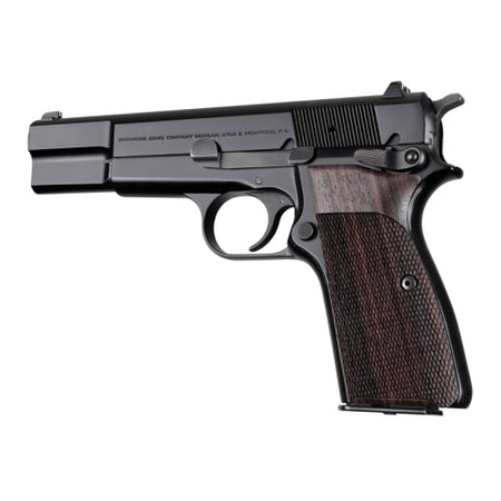 Hogue Smooth Rosewood Grips for Browning Hi-Power