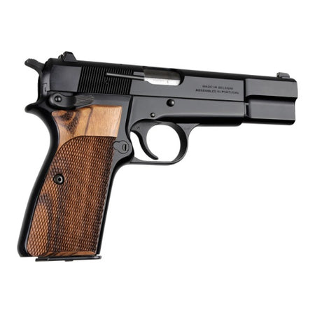 Hogue Checkered Goncalo Grips for Browning Hi-Power