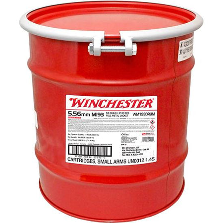 Winchester 5.56x45mm NATO Lake City USA 62 grain Full Metal Jacket ammunition