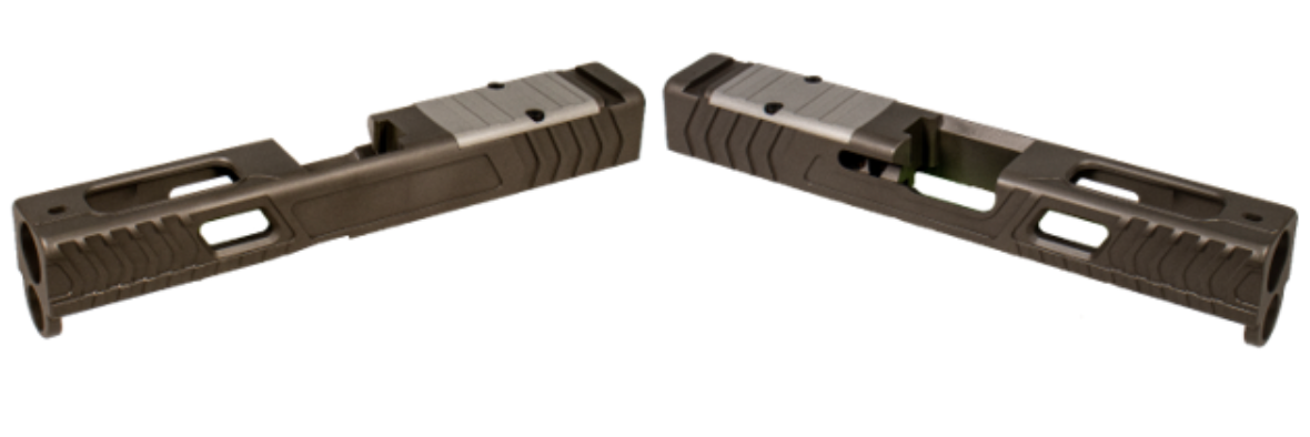 Shark Coast Greasy Glock 19 Gen3 RMR Cut Black Slide