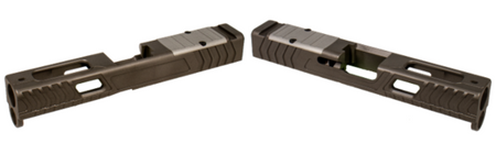 Shark Coast Greasy Glock 19 Gen3 RMR Cut Black Slide