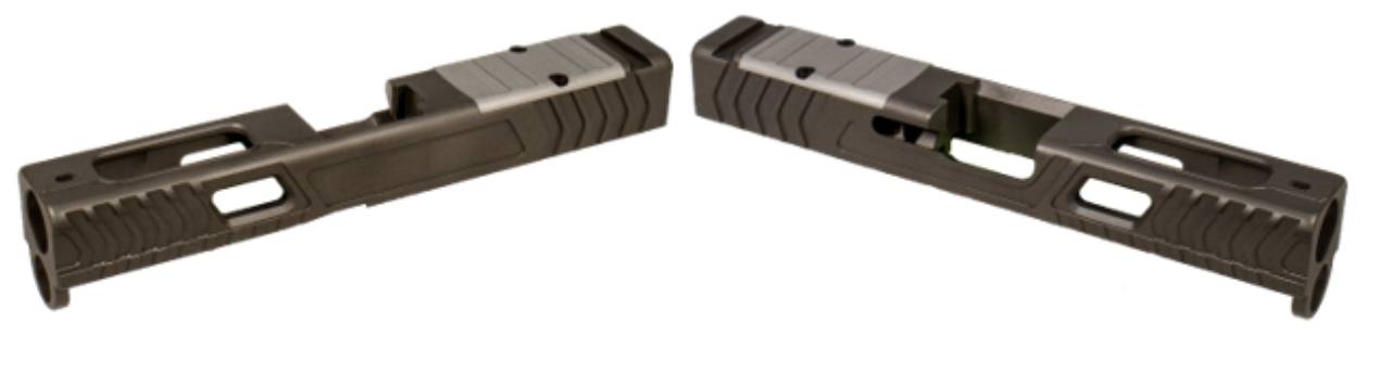 Shark Coast Greasy Glock 19 Gen5 RMR Cut Black Slide