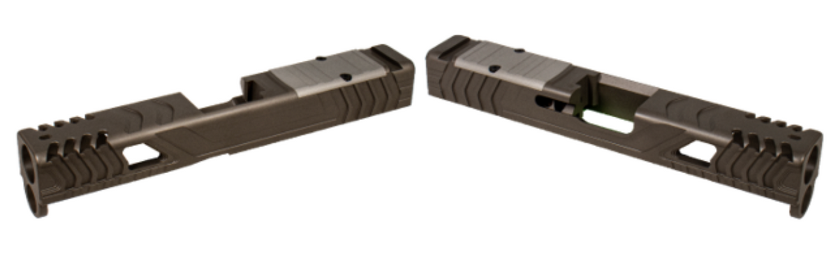 Shark Coast Method Glock 43X RMSc Cut Black Slide