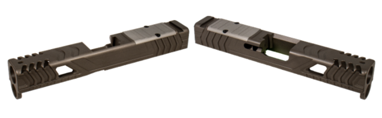 Shark Coast Method Glock 43X RMSc Cut Black Slide