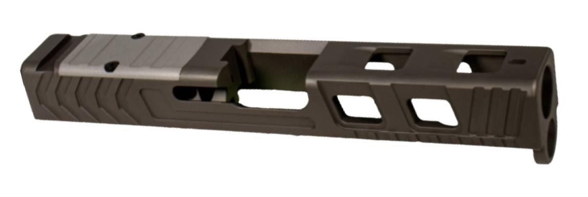 Shark Coast Sarasota II Glock 19 Gen5 RMR Cut Black Slide