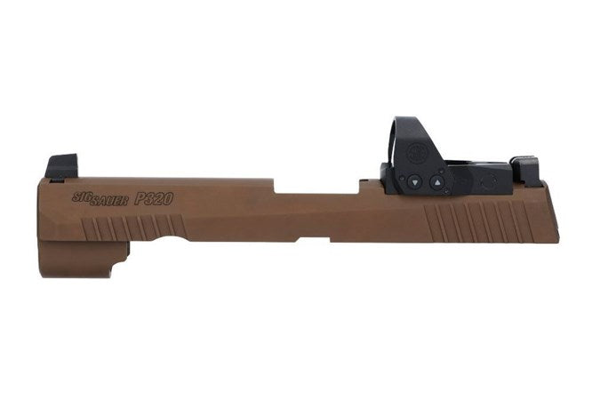 SIG Sauer P320Pro Slide Assembly 3.9 Inch Romeo 1 Optic Cut Coyote Tan