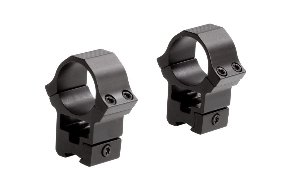 Sun Optics 1" High Sport Scope Rings for .22 3/8" Rail Black
