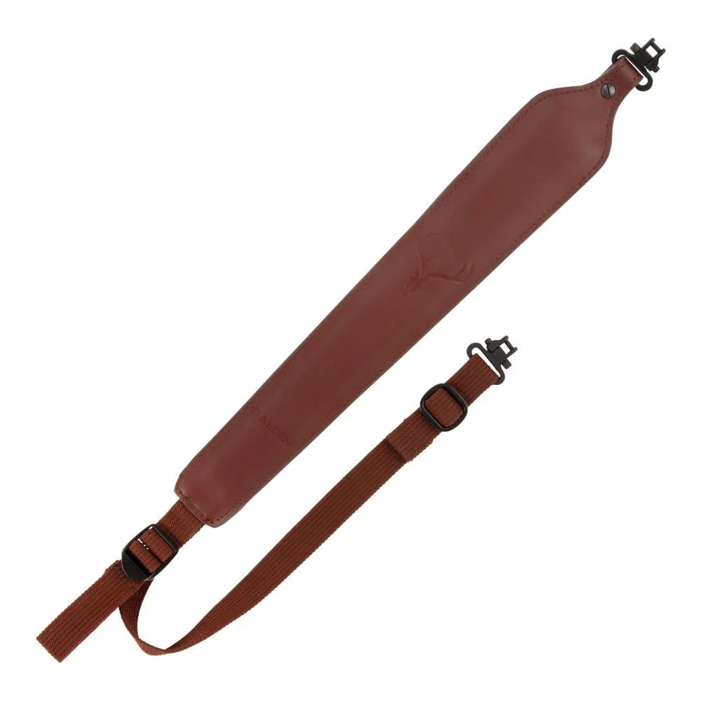 Allen Leather Rifle Sling - Deer Head Embossed Design