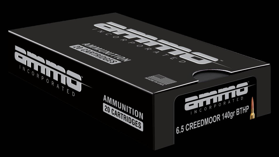Ammo Inc Match  140 Grain 6.5mm Creedmoor  818778022854