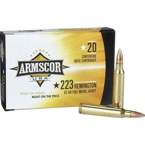 Armscor .223 Remington Centerfire 62 grain Full Metal Jacket ammunition