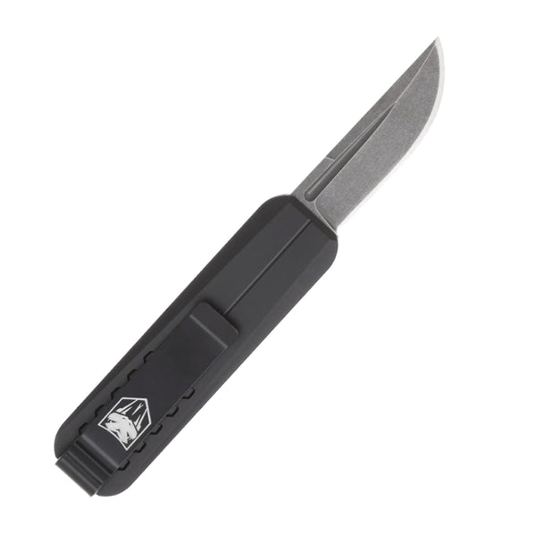 CobraTec CALI 928 Drop Point Non-Serrated Knife in Black