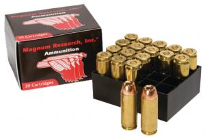 Magnum Research .50 AE Desert Eagle 300 grain JHP Hornady XTP ammunition