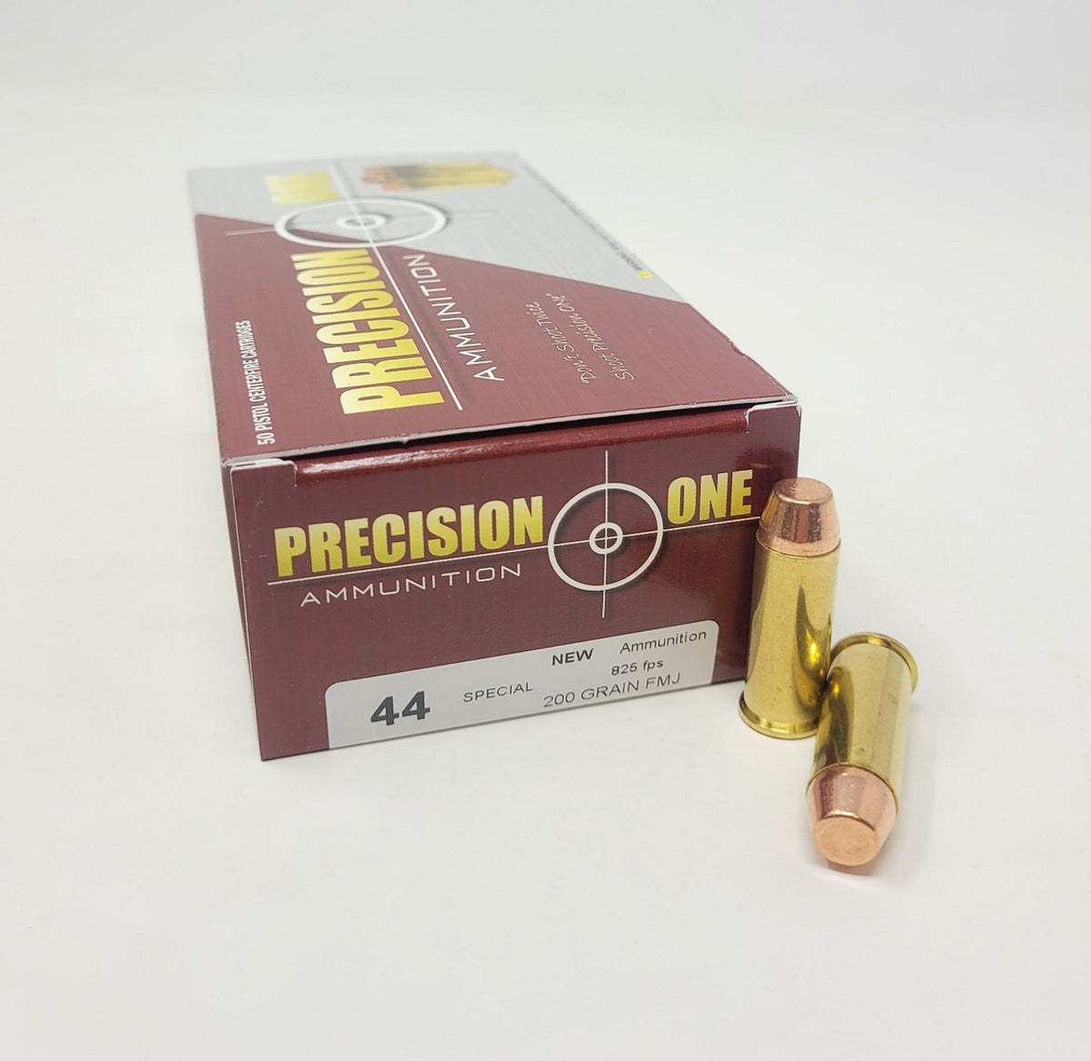 Precision One .44 S&W Special  200 grain Full Metal Jacket ammunition