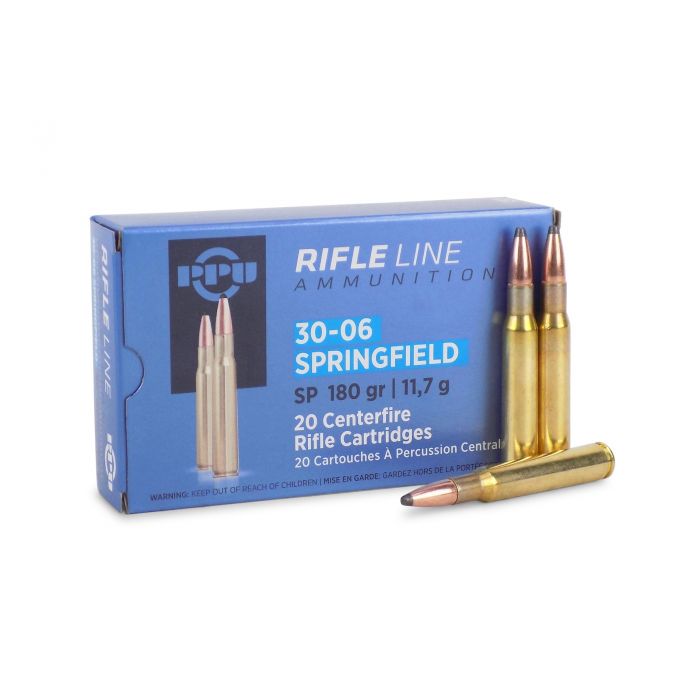 Prvi Partizan .30-06 Springfield PPU 180 grain Soft Point ammunition