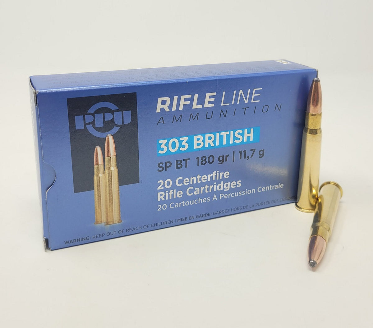 Prvi Partizan .303 British Soft Point 180 grain Jacketed Soft Point ammunition