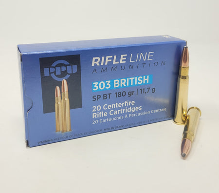 Prvi Partizan .303 British Soft Point 180 grain Jacketed Soft Point ammunition