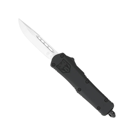 CobraTec OTF Small Black FS-3 Drop Non-Serrated Knife