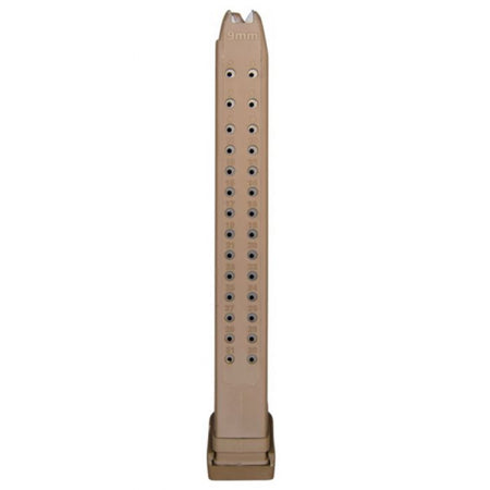 Glock 33-Round 9mm Handgun Magazine Tan Finish