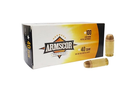 Armscor .40 S&W  180 grain Full Metal Jacket ammunition