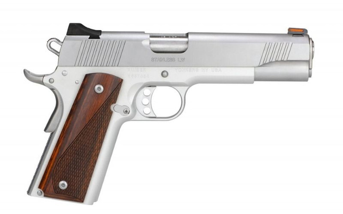 STAINLESS LW 1911 9MM ACP 8RD MAG