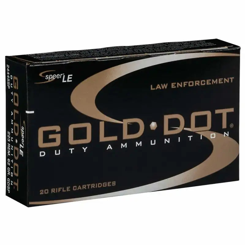 Speer .223 Remington  62 grain Jacketed Soft Point ammunition