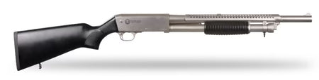 PANZER ARMS PA37 PUMP 18.5" NICKLE/BLK WOOD SHTG
