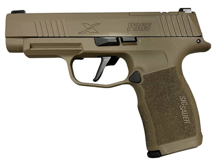 dSIG SAUER P365XL 9MM 3.7" PSTL FDE 2-12RD OPTC PLTE COVER