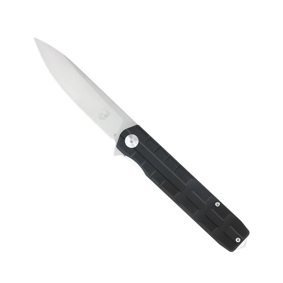CobraTec Large Kuzio Folding Knife Black G-10 Scales D2 Blade Ball Bearings EDC