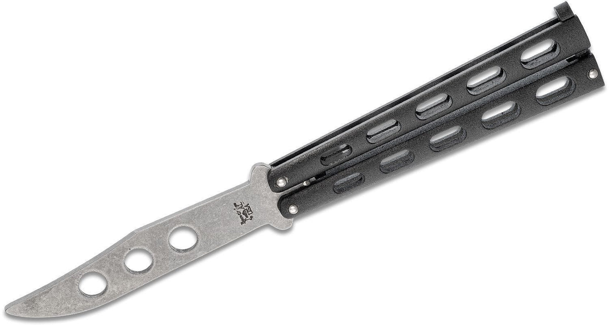 Bear & Sons 5-Inch Black Balisong Butterfly Trainer