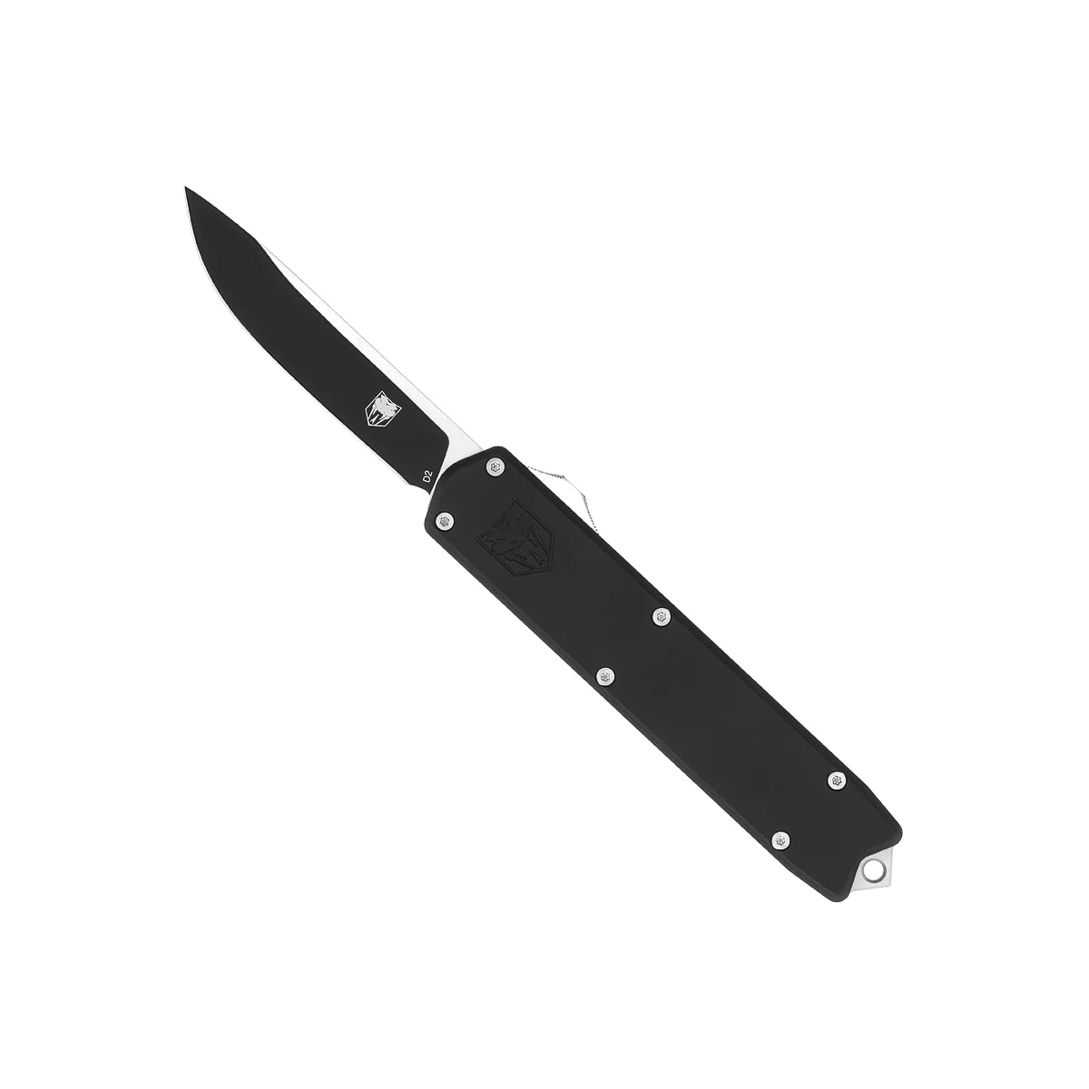 CoBRATec Medium Black Dominator OTF Knife