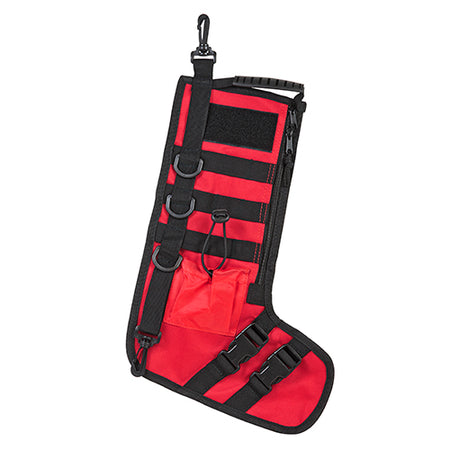 NC Star Tactical Holiday Stocking Red Black with Carry Handle 15x10.5x6.5