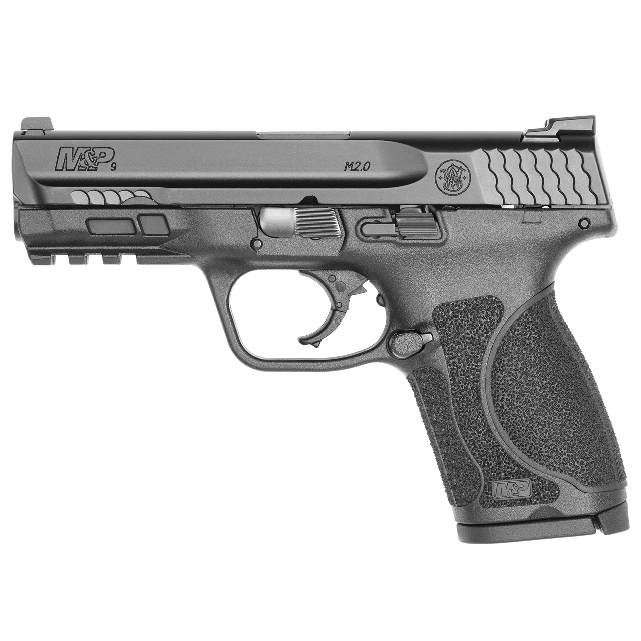 dSMITH & WESSON M&P 9 COMP M2.0 NTS BK 9MM 4" 10RD MA COMP.