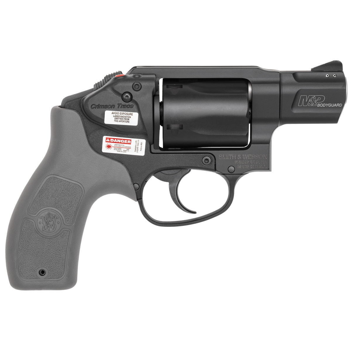 SMITH & WESSON M&P BODYGUARD CT RED LSR 38SPL 1.875" 5RD DAO MA COMP.