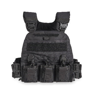 Guard Dog Body Armor Adjustable Pitbull Plate Carrier in Black