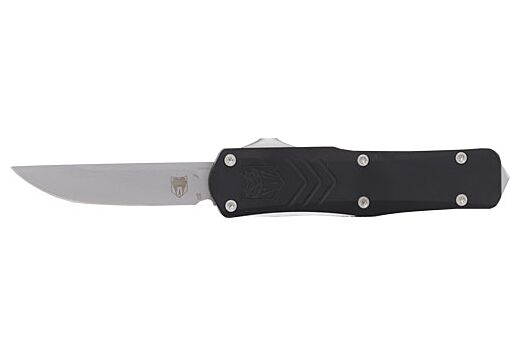 CobraTec OTF Small Black FS-X Generation 2 Drop Non-Serrated Knife
