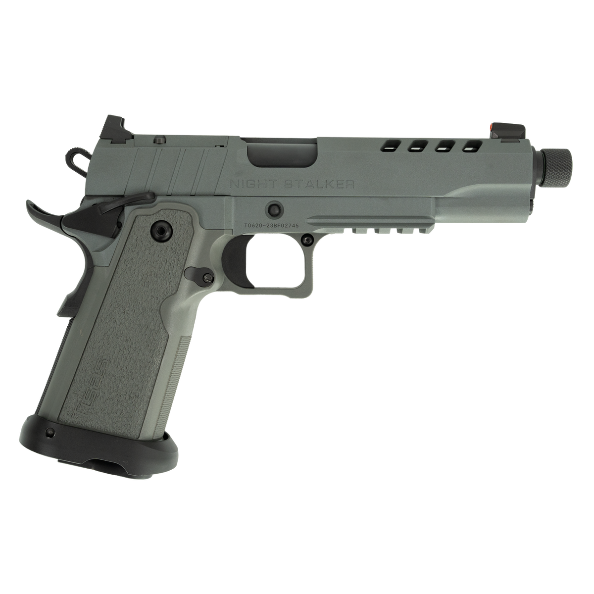 dSDS TISAS IMPORTS 1911 B9R NIGHT STALKER DS GRY, 9MM DBL STACK 2-17RD