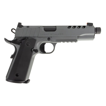 dSDS TISAS 1911 NIGHT STALKER SF 45ACP PSTL 5" THRD CERAK GRY
