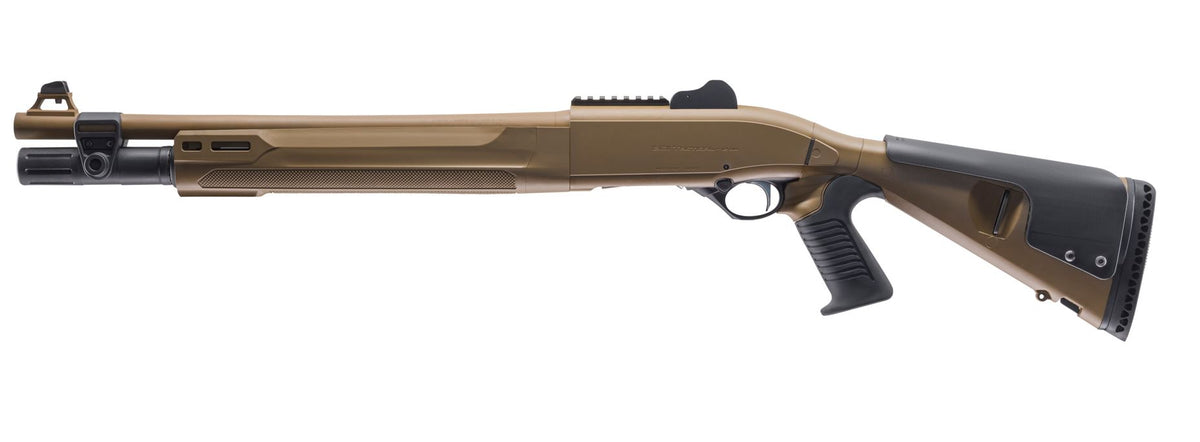 BERETTA 1301 TACTICAL 12G FDE PISTOL GRIP 18.5" LE +2 MAG EXT TUBE