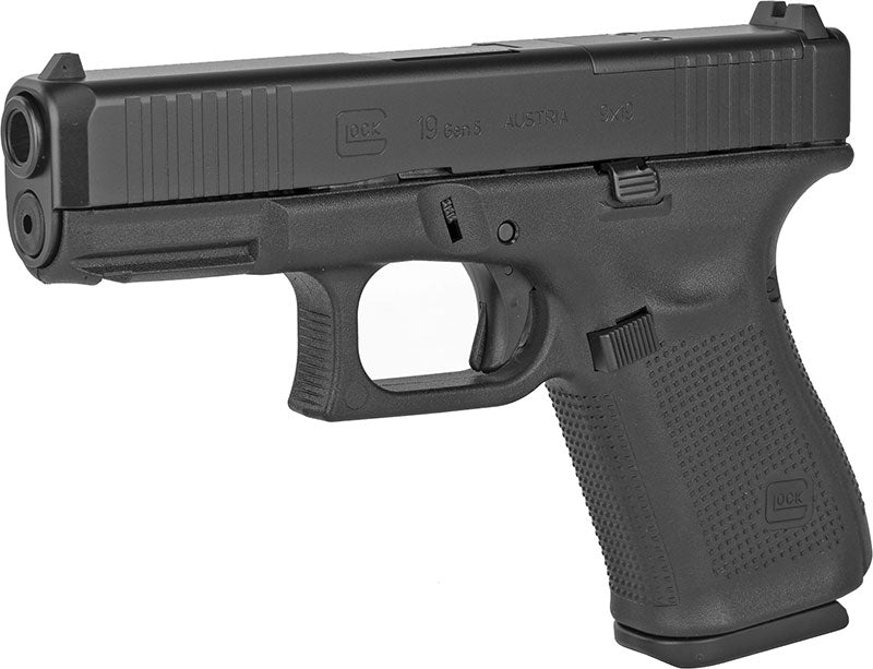GLOCK G19 GEN 5 MOS 9MM PSTL 4.02" 2-15RD MAGAZINES