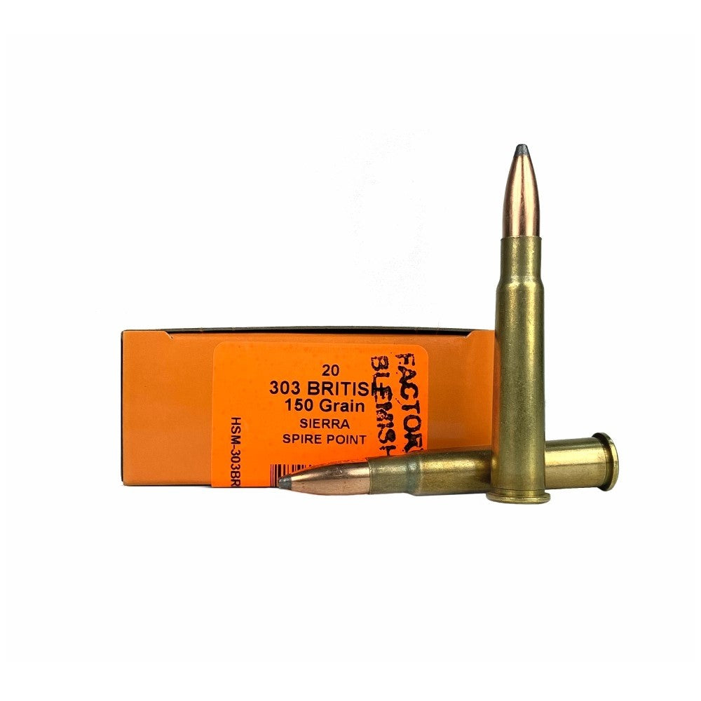 HSM .303 British  150 grain Spire Point ammunition