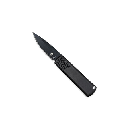 CobraTec Compact Auto Black 1.9" D2 Blade Hidden Release Knife