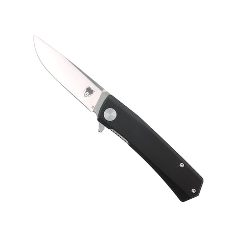 CobraTec Serpent D2 Drop Point Folding Knife Black