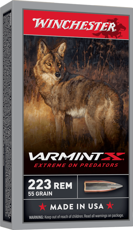 Winchester .223 Remington Varmint X 55 grain Polymer Tip Rapid Expansion ammunition